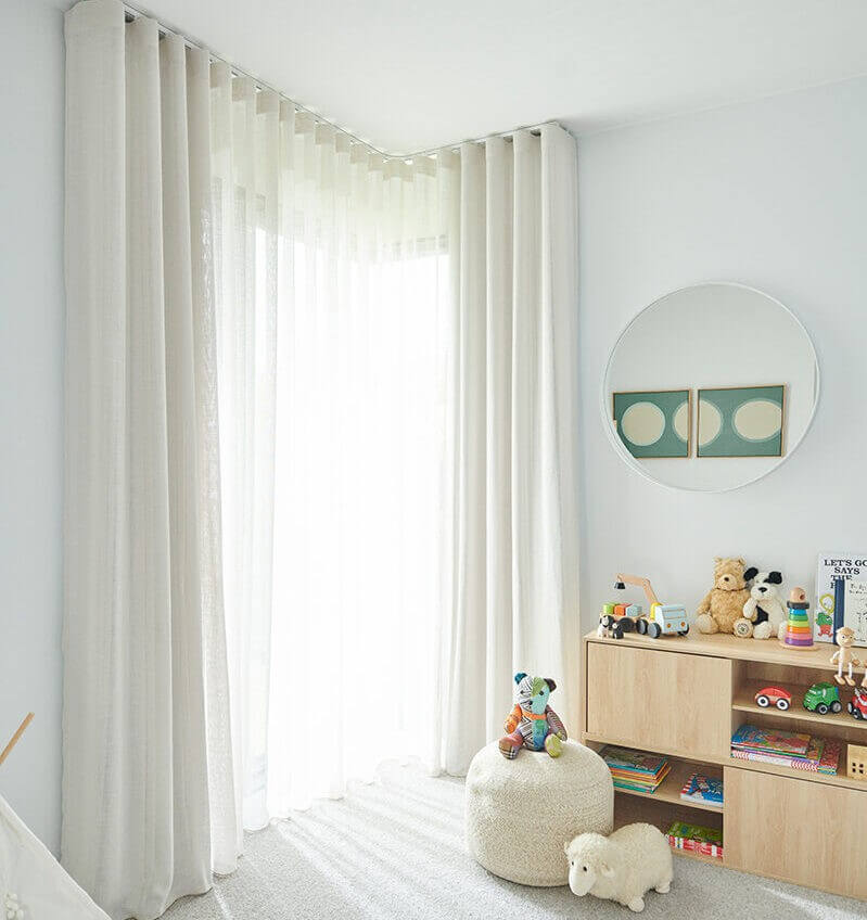 How to Cover Windows in a Corner with Different Types of Window Treatments